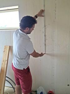 Pierre mäter för handdukstork